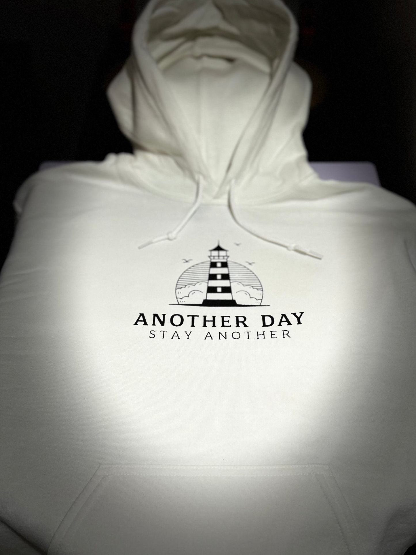 Another Day; Stay Another —Lighthouse Hoodies